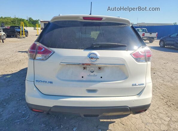 5N1AT2MV2GC880801 2016 NISSAN ROGUE White Вид ззаду