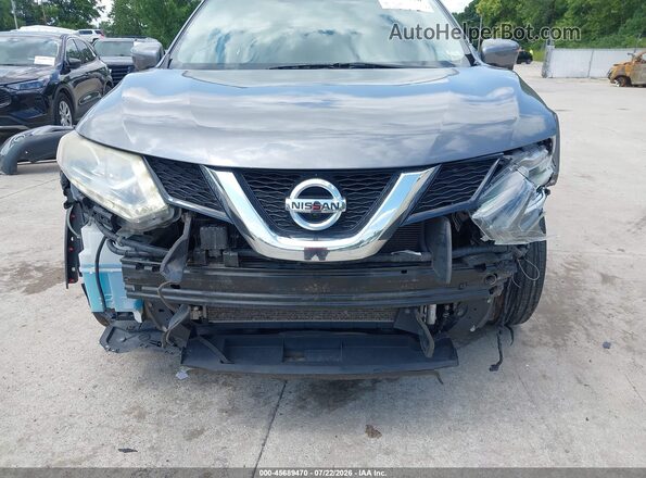 5N1AT2MV2GC910198 2016 NISSAN ROGUE Gray Widok z przodu
