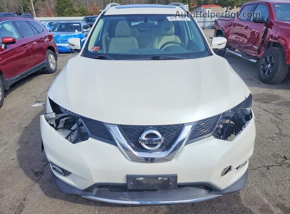 5N1AT2MV2GC919581 2016 NISSAN ROGUE White წინა ხედი