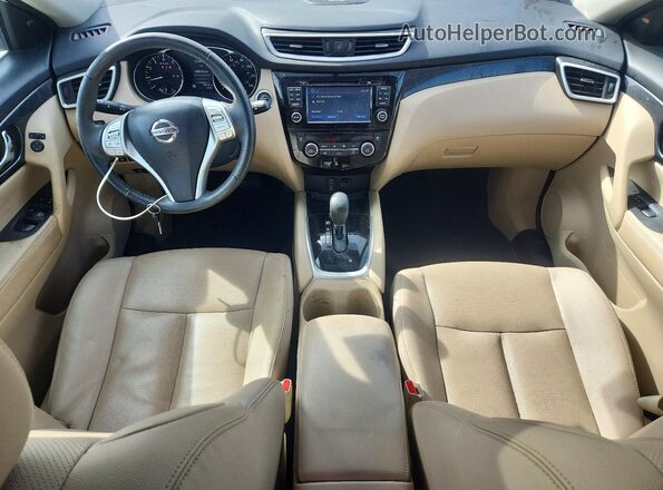5N1AT2MV2GC919581 2016 NISSAN ROGUE White წინა პანელის ხედი
