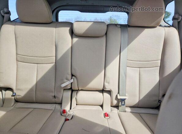 5N1AT2MV2GC919581 2016 NISSAN ROGUE White უკანა სავარძლების ხედი