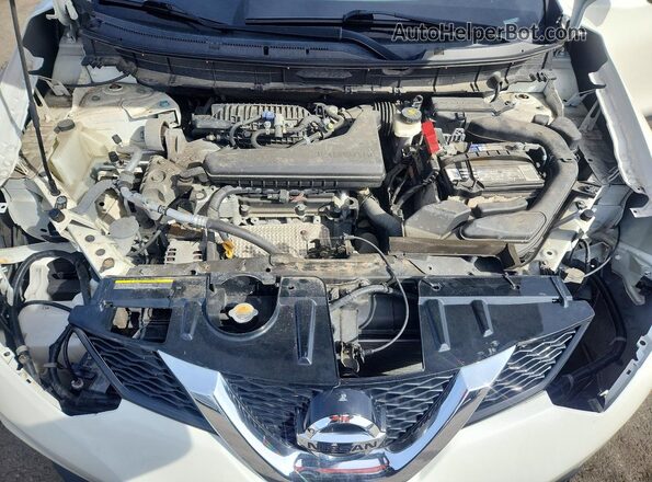 5N1AT2MV2GC919581 2016 NISSAN ROGUE White ძრავის განყოფილების ხედი
