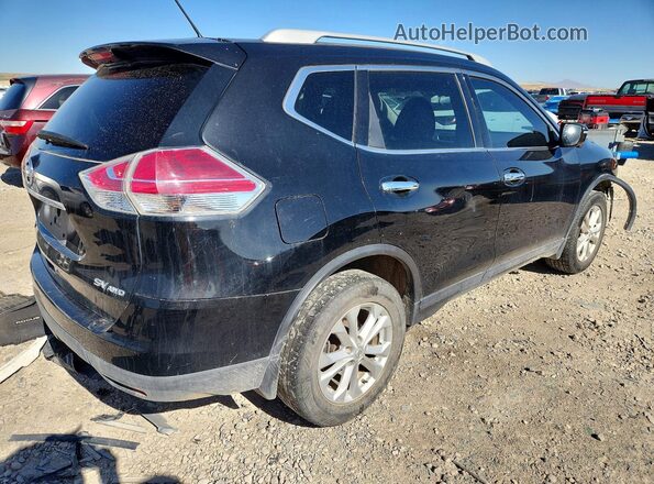 5N1AT2MV2GC920634 2016 NISSAN ROGUE Black უკანა მარჯვენა