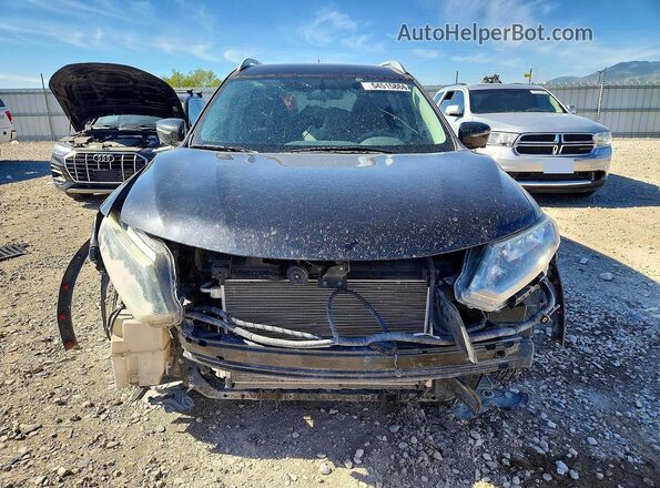 5N1AT2MV2GC920634 2016 NISSAN ROGUE Black წინა ხედი