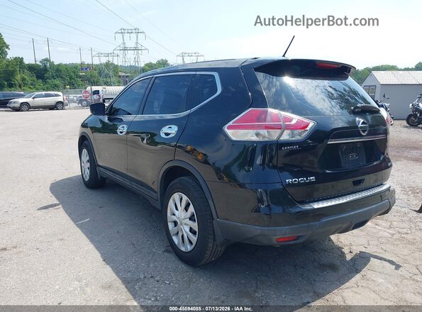 5N1AT2MV2GC921377 2016 NISSAN ROGUE Черный Задняя левая четверть