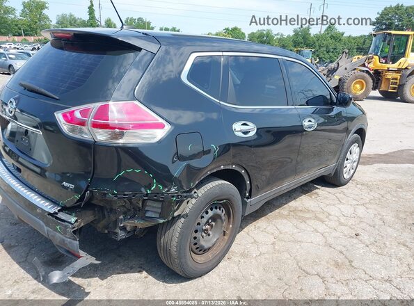 5N1AT2MV2GC921377 2016 NISSAN ROGUE Черный Задняя правая четверть