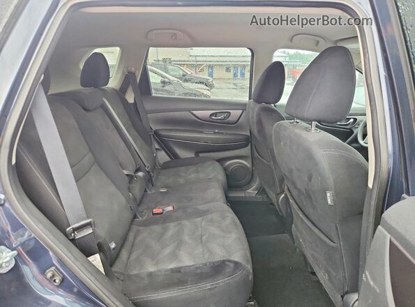 5N1AT2MV2GC922027 2016 NISSAN ROGUE Blue უკანა სავარძლების ხედი