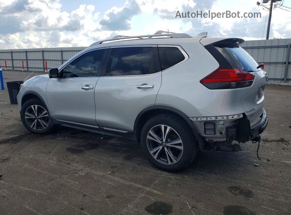 5N1AT2MV2HC751166 2017 NISSAN ROGUE Серебряный Задняя левая четверть
