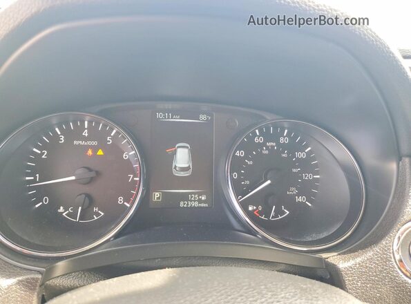 5N1AT2MV2HC751166 2017 NISSAN ROGUE Серебряный Вид щитка приборов