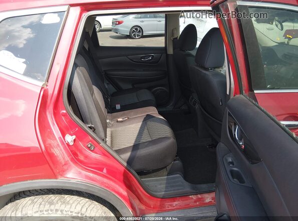 5N1AT2MV2HC775855 2017 NISSAN ROGUE Red VIN կոդի պիտակի տեսք