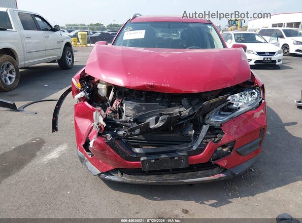5N1AT2MV2HC775855 2017 NISSAN ROGUE Red Դիմացի տեսք