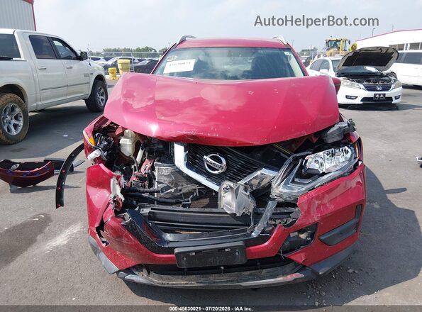 5N1AT2MV2HC775855 2017 NISSAN ROGUE Red Սալոնի հետևի տեսք