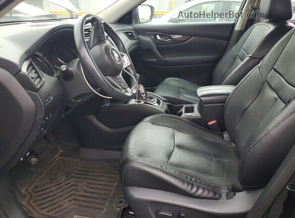 5N1AT2MV2HC810751 2017 NISSAN ROGUE Black Սալոնի դիմացի տեսք