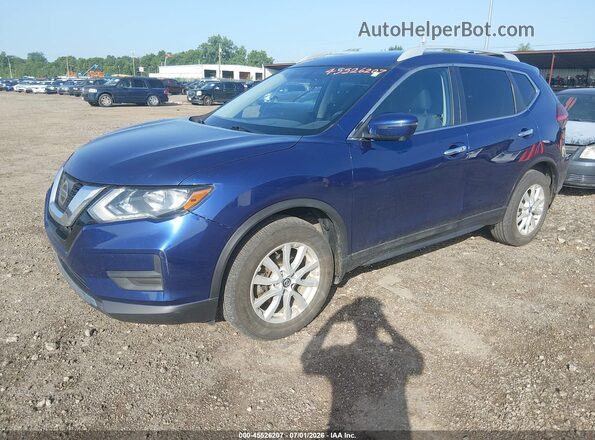 5N1AT2MV2HC833124 2017 NISSAN ROGUE Blue Vista tres cuartos delantera izquierda