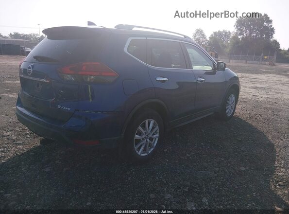 5N1AT2MV2HC833124 2017 NISSAN ROGUE Blue Trasero derecho