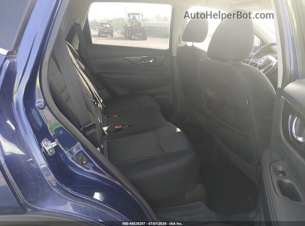 5N1AT2MV2HC833124 2017 NISSAN ROGUE Blue Vista de la etiqueta del VIN