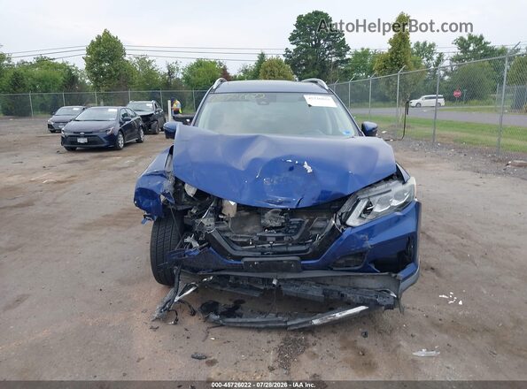 5N1AT2MV2HC851798 2017 NISSAN ROGUE Синий Вид панели приборов