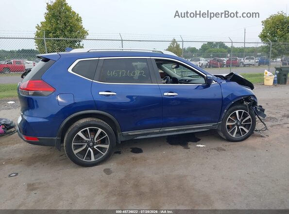 5N1AT2MV2HC851798 2017 NISSAN ROGUE Синий Вид щитка приборов