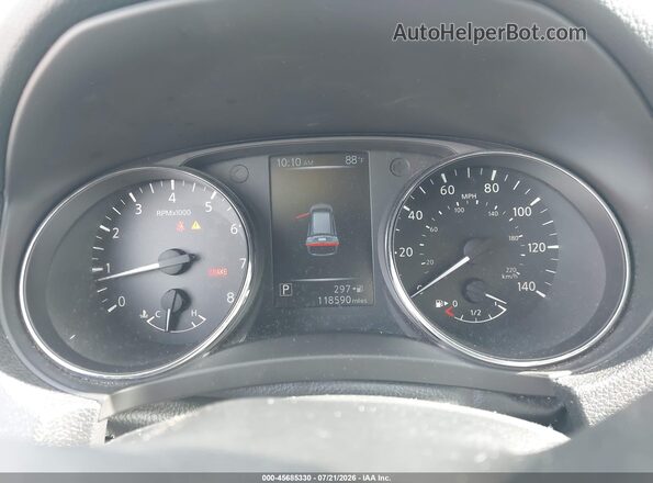 5N1AT2MV2HC855964 2017 NISSAN ROGUE Gray უკანა სავარძლების ხედი