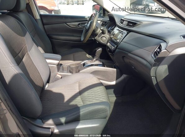 5N1AT2MV2HC855964 2017 NISSAN ROGUE Gray წინა სალონის ხედი