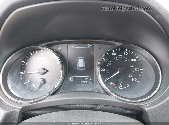 5N1AT2MV2HC888981 2017 NISSAN ROGUE Black Widok tylnych siedzeń