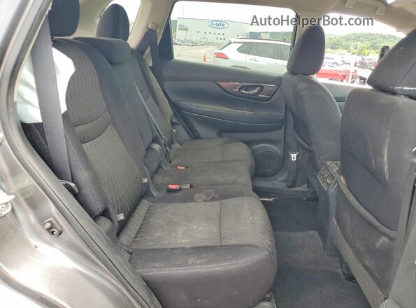 5N1AT2MV2JC733014 2018 NISSAN ROGUE Gray Widok tylnych siedzeń