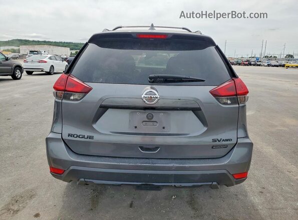 5N1AT2MV2JC733014 2018 NISSAN ROGUE Gray Widok z tyłu