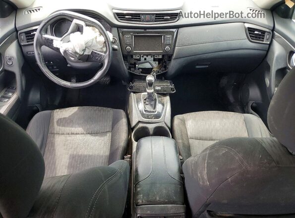 5N1AT2MV2JC733014 2018 NISSAN ROGUE Gray Widok deski rozdzielczej