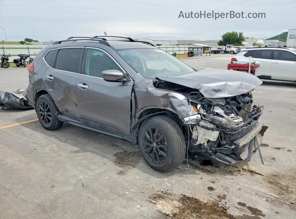 5N1AT2MV2JC733014 2018 NISSAN ROGUE Gray Przód prawy