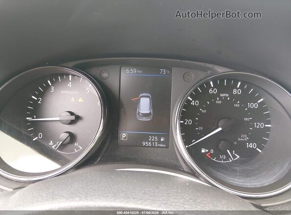 5N1AT2MV2JC785422 2018 NISSAN ROGUE White Вид задніх сидінь