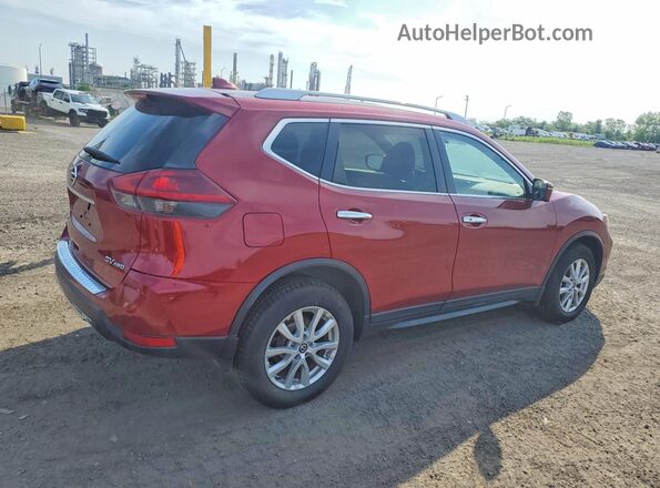 5N1AT2MV2JC821805 2018 NISSAN ROGUE Красный Задняя правая четверть