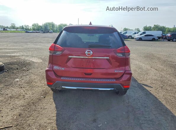 5N1AT2MV2JC821805 2018 NISSAN ROGUE Красный Вид сзади