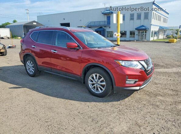 5N1AT2MV2JC821805 2018 NISSAN ROGUE Красный Передняя правая четверть