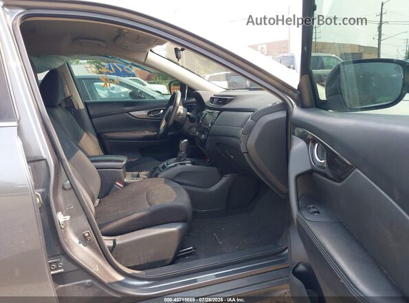 5N1AT2MV2KC731362 2019 NISSAN ROGUE Gray Widok wnętrza z przodu