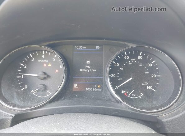 5N1AT2MV2KC731362 2019 NISSAN ROGUE Gray Widok tylnych siedzeń