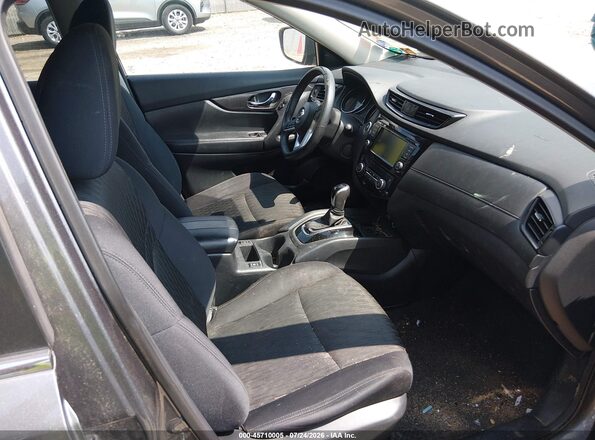 5N1AT2MV2KC770470 2019 NISSAN ROGUE Gray Widok wnętrza z przodu