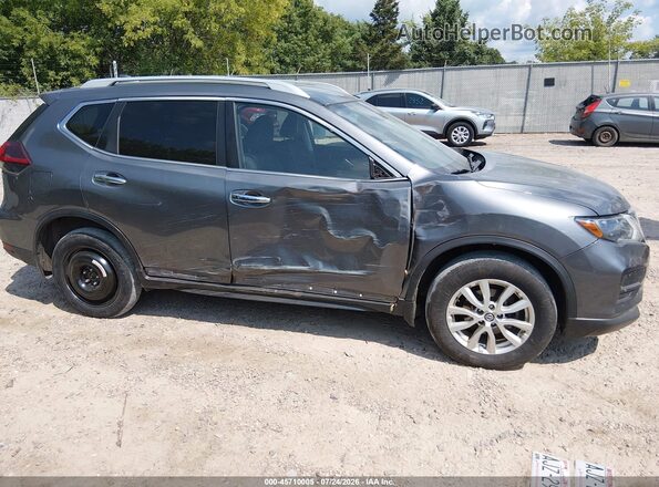 5N1AT2MV2KC770470 2019 NISSAN ROGUE Gray Widok wnętrza z tyłu
