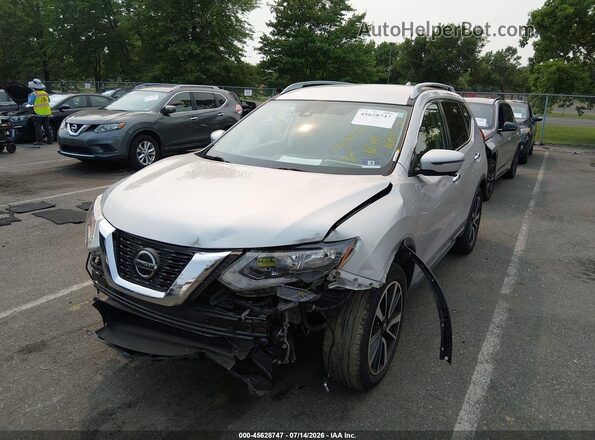 5N1AT2MV2KC810224 2019 NISSAN ROGUE Gray Առջևի ձախ երեք քառորդ տեսարան