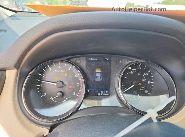 5N1AT2MV2LC721142 2020 NISSAN ROGUE Red Սարքավորումների վահանակի տեսք