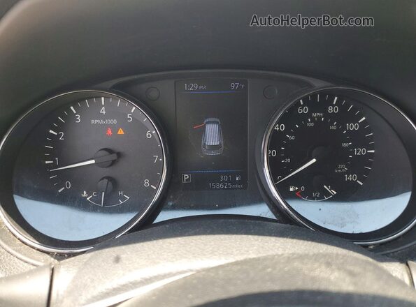 5N1AT2MV2LC729273 2020 NISSAN ROGUE Silver Սարքավորումների վահանակի տեսք