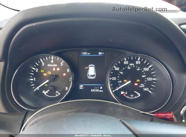 5N1AT2MV2LC759907 2020 NISSAN ROGUE Silver Вид задніх сидінь