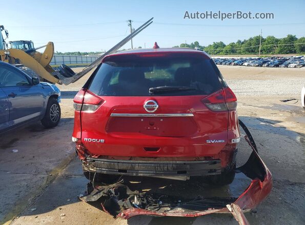 5N1AT2MV2LC806708 2020 NISSAN ROGUE Бордовый Вид сзади