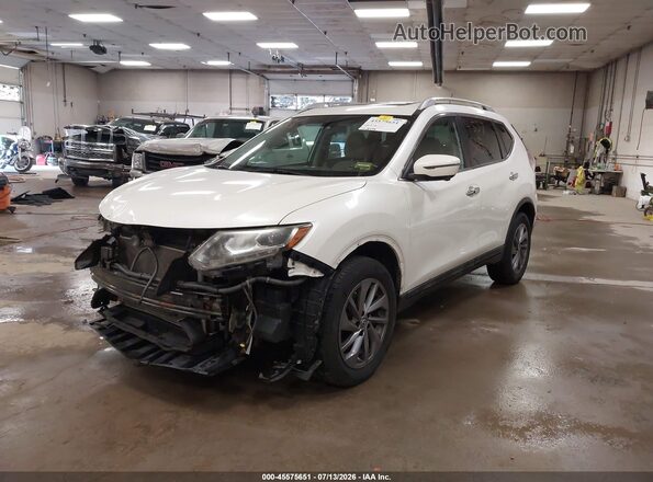 5N1AT2MV3GC742166 2016 NISSAN ROGUE White Передня ліва чверть