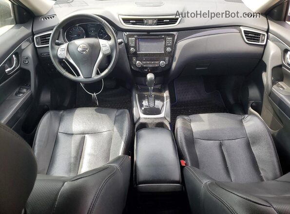 5N1AT2MV3GC743351 2016 NISSAN ROGUE Silver Առջևի վահանակի տեսք