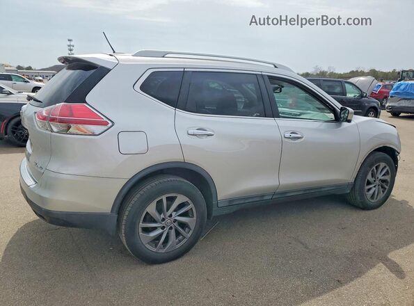 5N1AT2MV3GC743351 2016 NISSAN ROGUE Silver Հետևի աջ