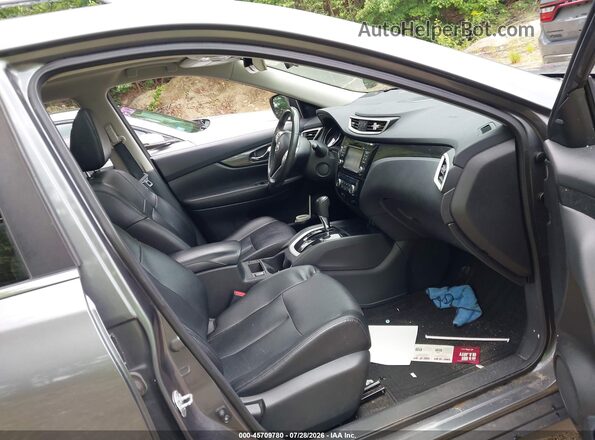 5N1AT2MV3GC766743 2016 NISSAN ROGUE Серый Вид салона спереди