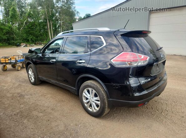 5N1AT2MV3GC788922 2016 NISSAN ROGUE Black Trasero izquierdo
