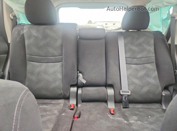 5N1AT2MV3GC788922 2016 NISSAN ROGUE Black Vista de los asientos traseros