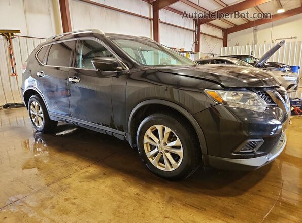 5N1AT2MV3GC810501 2016 NISSAN ROGUE Black Передня права чверть
