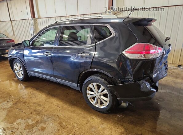 5N1AT2MV3GC810501 2016 NISSAN ROGUE Black Задня ліва чверть